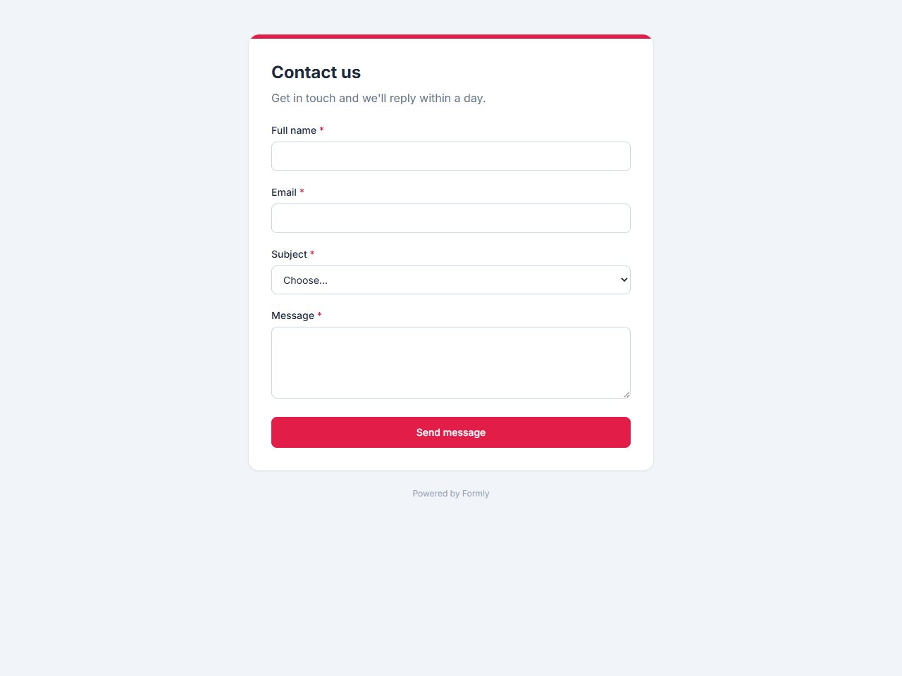 Formly — Form Builder & Submissions (Laravel)
