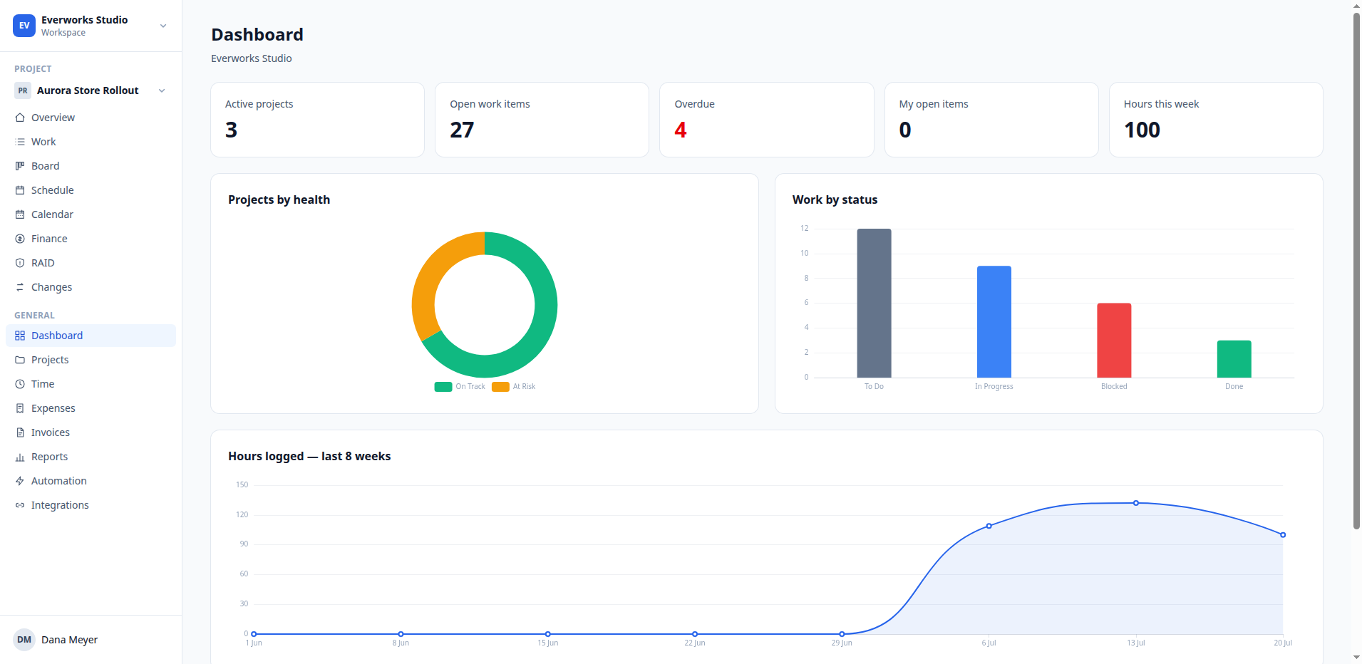 ProjectFlow — Multi-Company Project Management (Laravel 13 + Vue 3, SaaS-ready)